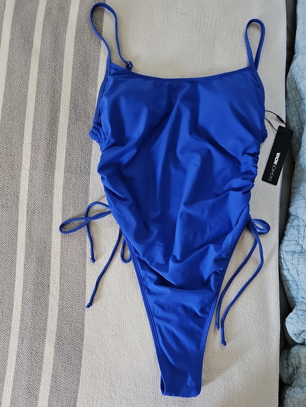 Nwt Fashion Nova Royal Blue  One-Piece Swimsuit